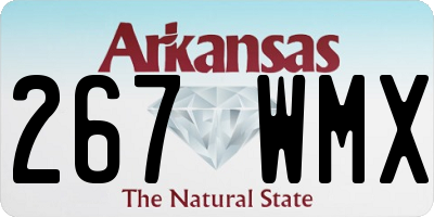 AR license plate 267WMX