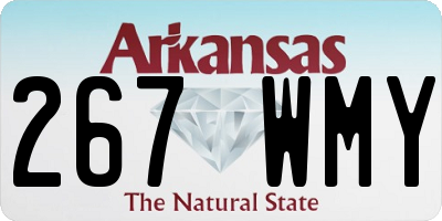 AR license plate 267WMY