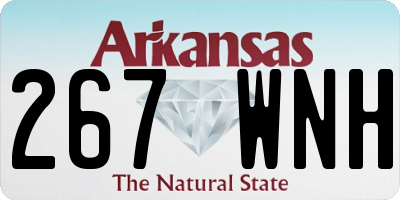 AR license plate 267WNH