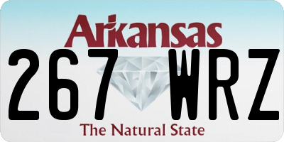 AR license plate 267WRZ