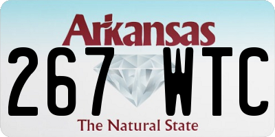 AR license plate 267WTC