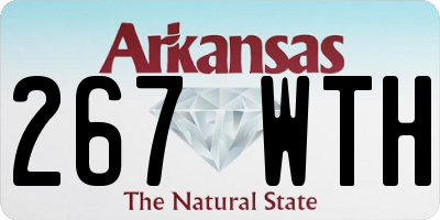 AR license plate 267WTH