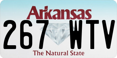 AR license plate 267WTV