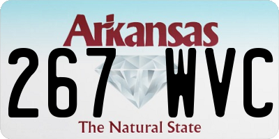 AR license plate 267WVC