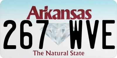AR license plate 267WVE