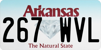 AR license plate 267WVL