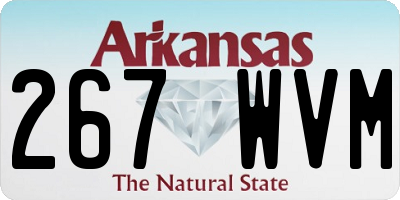 AR license plate 267WVM