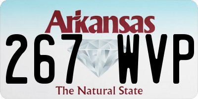 AR license plate 267WVP