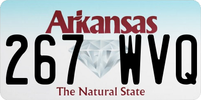 AR license plate 267WVQ