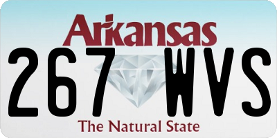AR license plate 267WVS