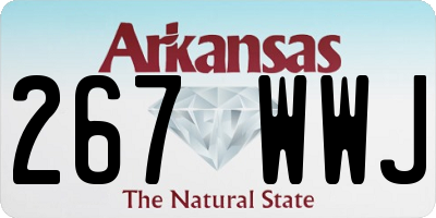 AR license plate 267WWJ