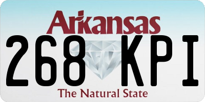 AR license plate 268KPI