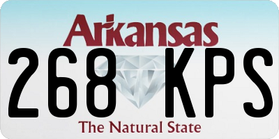 AR license plate 268KPS