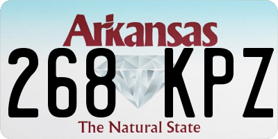 AR license plate 268KPZ
