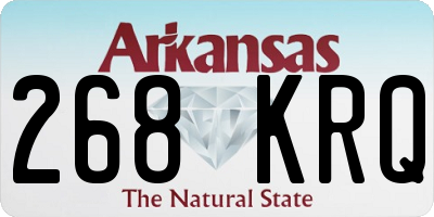 AR license plate 268KRQ
