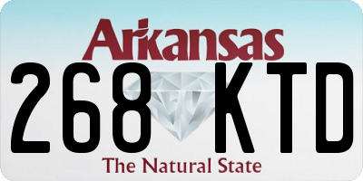 AR license plate 268KTD