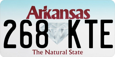 AR license plate 268KTE
