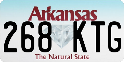 AR license plate 268KTG