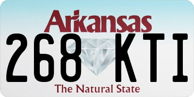 AR license plate 268KTI