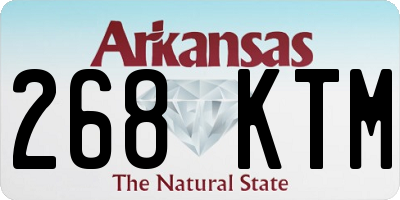 AR license plate 268KTM