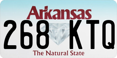AR license plate 268KTQ