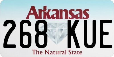 AR license plate 268KUE