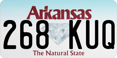 AR license plate 268KUQ