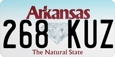 AR license plate 268KUZ
