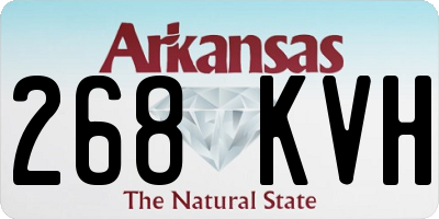 AR license plate 268KVH
