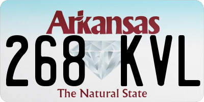 AR license plate 268KVL