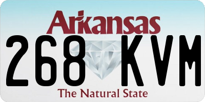 AR license plate 268KVM