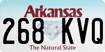 AR license plate 268KVQ
