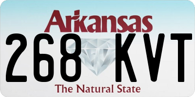 AR license plate 268KVT