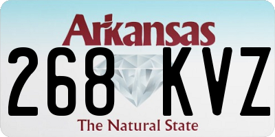 AR license plate 268KVZ