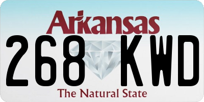 AR license plate 268KWD