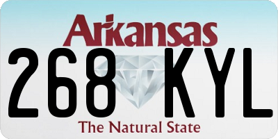 AR license plate 268KYL