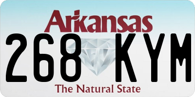 AR license plate 268KYM