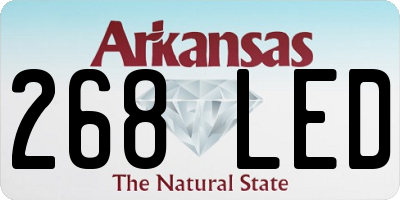 AR license plate 268LED