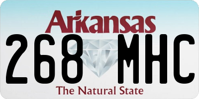 AR license plate 268MHC