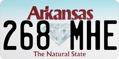 AR license plate 268MHE