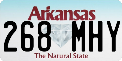 AR license plate 268MHY