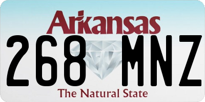 AR license plate 268MNZ