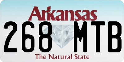 AR license plate 268MTB