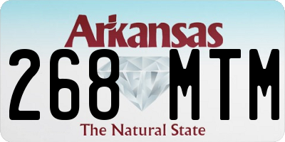AR license plate 268MTM