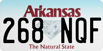 AR license plate 268NQF