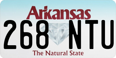 AR license plate 268NTU