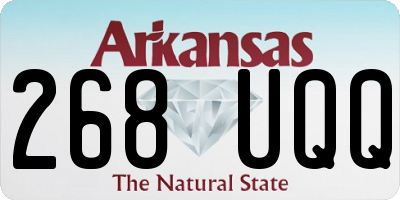 AR license plate 268UQQ