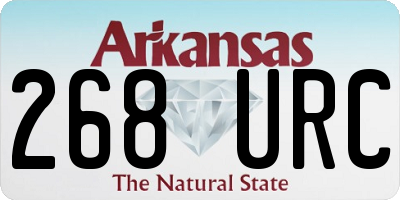 AR license plate 268URC