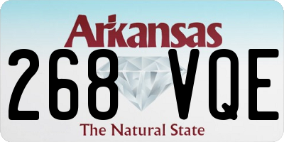 AR license plate 268VQE