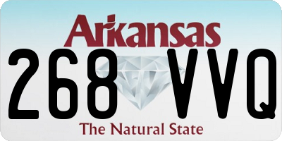 AR license plate 268VVQ